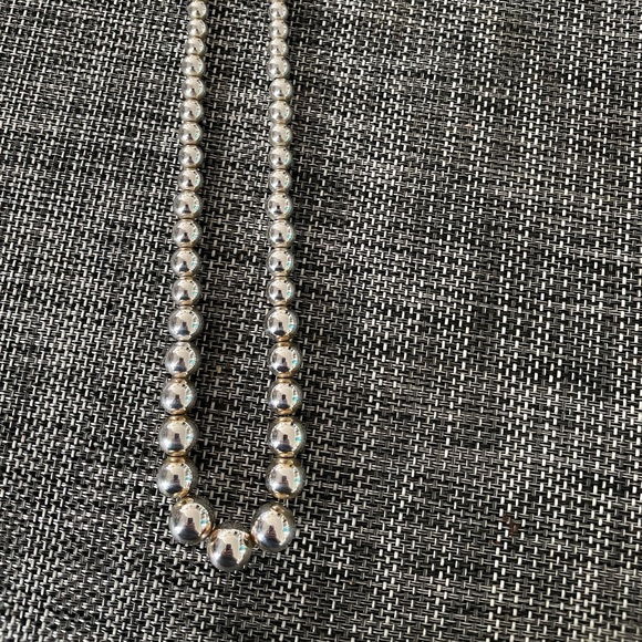Tiffany & Co. Jewelry - Tiffany &Co.  sterling silver bead necklace